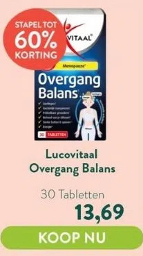 Holland & Barrett Overgang balans aanbieding