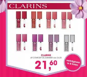 Drogisterij Visser Clarins Lip Comfort Oil Shimmer aanbieding