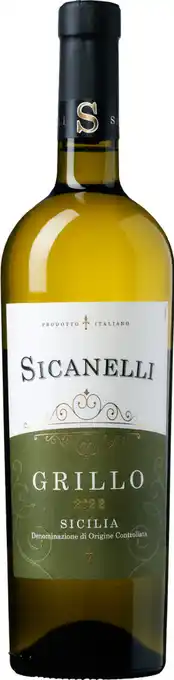 Wijnvoordeel Sicanelli grillo aanbieding