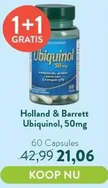 Holland & Barrett Ubiquinol, 50mg aanbieding