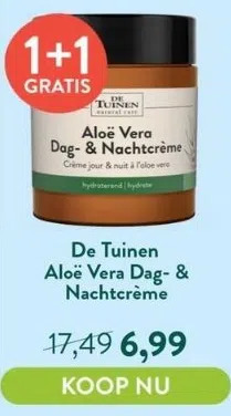 Holland & Barrett Aloë vera dag- & nachtcrème aanbieding