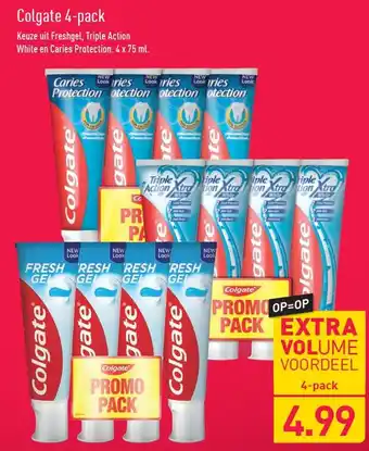 ALDI Colgate 4-pack aanbieding