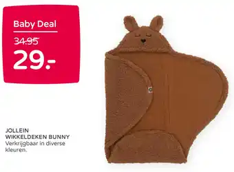 Prenatal Jollein Wikkeldeken Bunny aanbieding