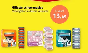 Koopjedeal Gillette scheermesjes aanbieding