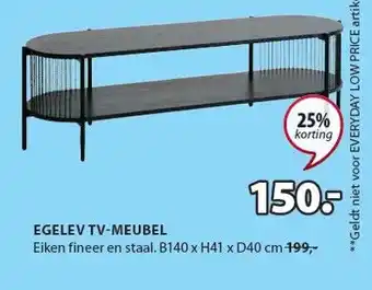 Jysk Egelev tv-meubel aanbieding