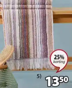 Jysk Segersta badhanddoek aanbieding