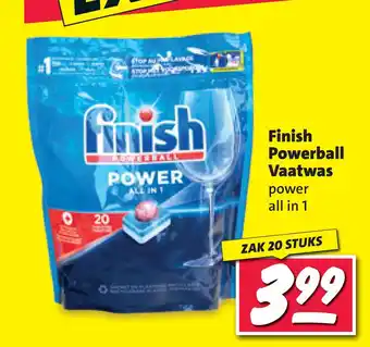 Nettorama Finish powerball vaatwas power all in 1 aanbieding