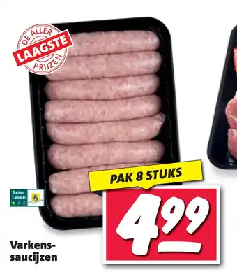 Nettorama Varkenssaucijzen aanbieding