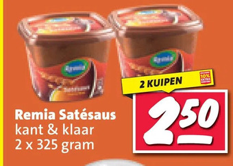 Nettorama Remia satésaus kant & klaar aanbieding