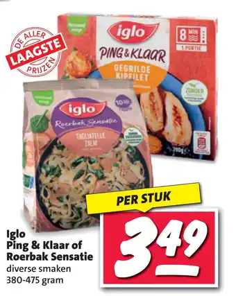 Nettorama Iglo ping & klaar of roerbak sensatie aanbieding