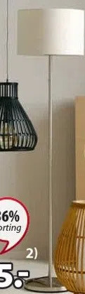 Jysk Kristof staande lamp aanbieding