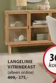 Jysk Langelinie vitrinekast aanbieding