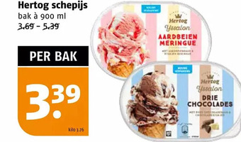 Poiesz Hertog schepijs aanbieding