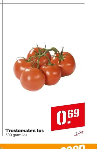 Coop Trostomaten los 500 gram los aanbieding