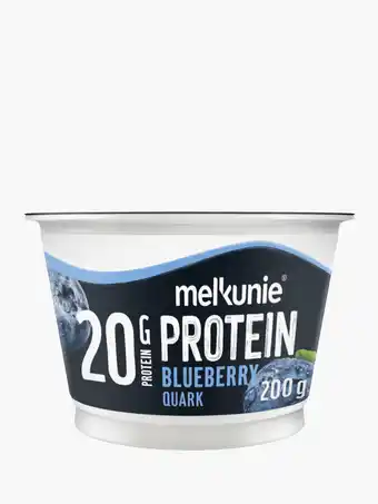 Flink Melkunie protein bosbes kwark 0.2% vet 200g aanbieding