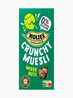 Flink Holie crunchy muesli 4 nuts 400g aanbieding