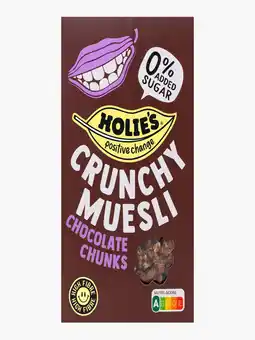 Flink Holie crunchy muesli chocolate 400g aanbieding