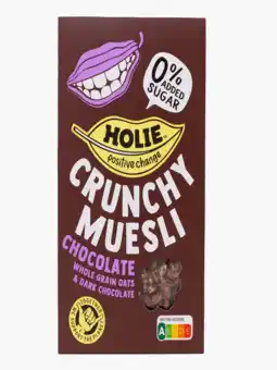 Flink Holie crunchy muesli chocolate 400g aanbieding