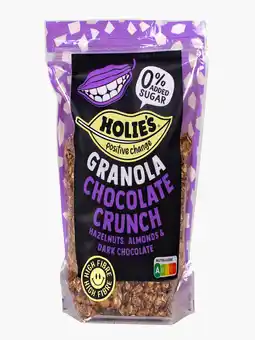 Flink Holie granola chocolate crunch 350g aanbieding
