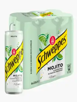 Flink Schweppes mojito 6pack 33cl aanbieding