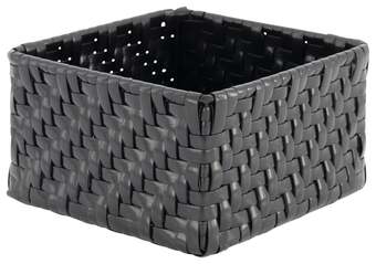 HEMA Hema opbergmand 14x14x8 zwart (zwart) aanbieding