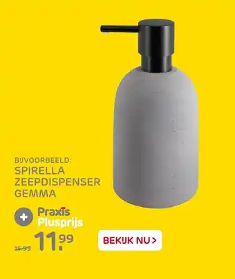 Praxis Spirella zeeopdispenser gemma aanbieding