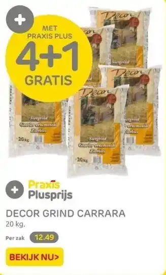 Praxis Decor grind carrara aanbieding