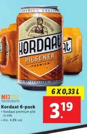 Lidl Kordaat 6-pack aanbieding