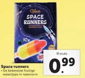 Lidl Space runners aanbieding