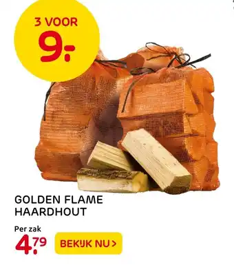 Praxis Golden flame haardhou aanbieding