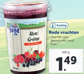 Lidl Rode vruchten aanbieding