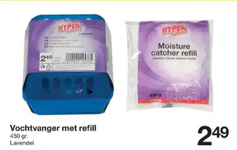 Zeeman Hyper Clean Vochtvanger met refill 450g aanbieding