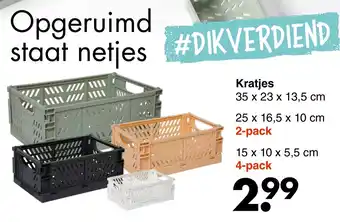 Wibra Kratjes aanbieding