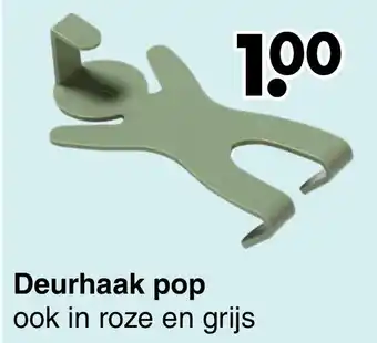 Wibra Deurhaak pop aanbieding