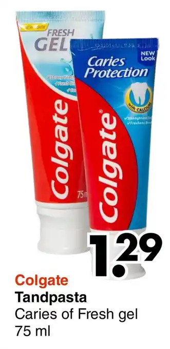 Wibra Colgate tandpasta 75ml aanbieding