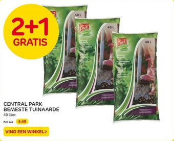 Praxis Central park bemeste tuinaarde aanbieding