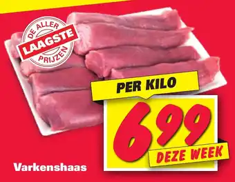Nettorama Varkenshaas 1kg aanbieding