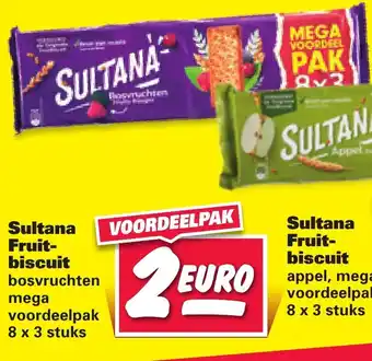 Nettorama Sultana fruitbiscuit 8*3st aanbieding