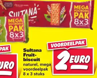 Nettorama Sultana fruitbiscuit 8*3st aanbieding