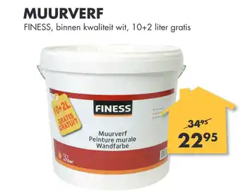 Bouwhof Muurverf 10+2 liter aanbieding