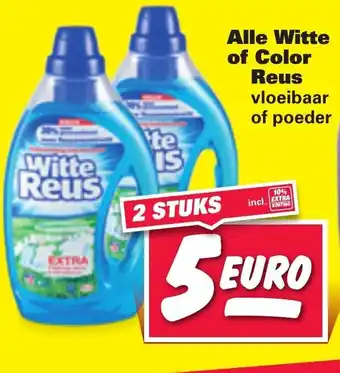 Nettorama Witte of Color Reus 2 st aanbieding