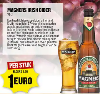 Dirck 3 Magners Irish cider 330ml aanbieding