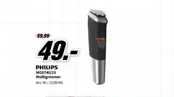 MediaMarkt Philips mg5740-15 multigroomer aanbieding