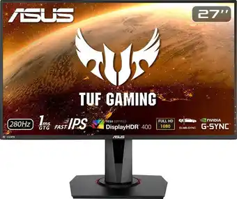 Bol.com Asus tuf vg279qm - full hd ips 280hz gaming monitor - 27 inch aanbieding