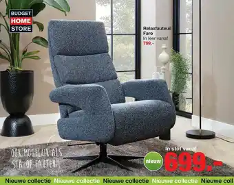 Budget Home Store Relaxfauteuil faro aanbieding