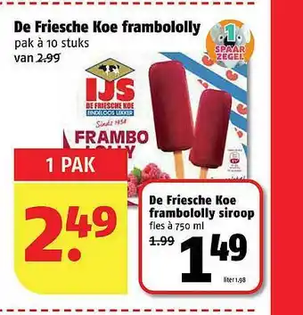 Poiesz De friesche koe frambololly aanbieding