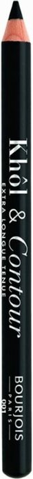 Bol.com Bourjois khol & contour extra long wear oogpotlood - 001 black aanbieding