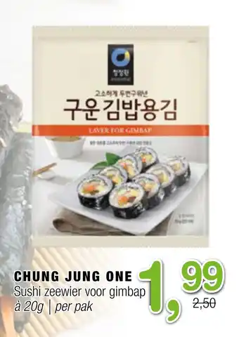 Amazing Oriëntal CHUNG JUNG ONE Sushi zeewier voor gimbap aanbieding