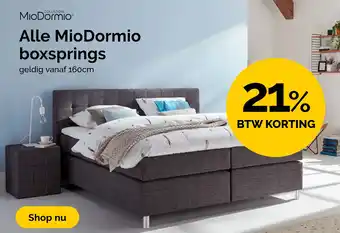 Beter Bed Alle MioDormio boxsprings aanbieding