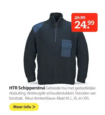 Boerenbond HTR Schipperstrui aanbieding